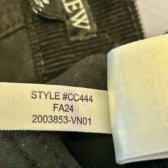 J. Crew Black Wide-Leg Corduroy Pants - Picture 4 of 5